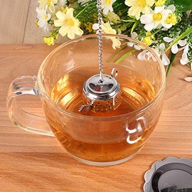 Infusor de Té en Forma de Tetera - Colador de Hojas Sueltas, Especias y Hierbas - Filtro de Acero Inoxidable para Té y Granos de Café