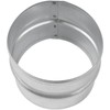 Vent Systems Galvanised Steel Pipe Connector 125mm Round Vent Duct
