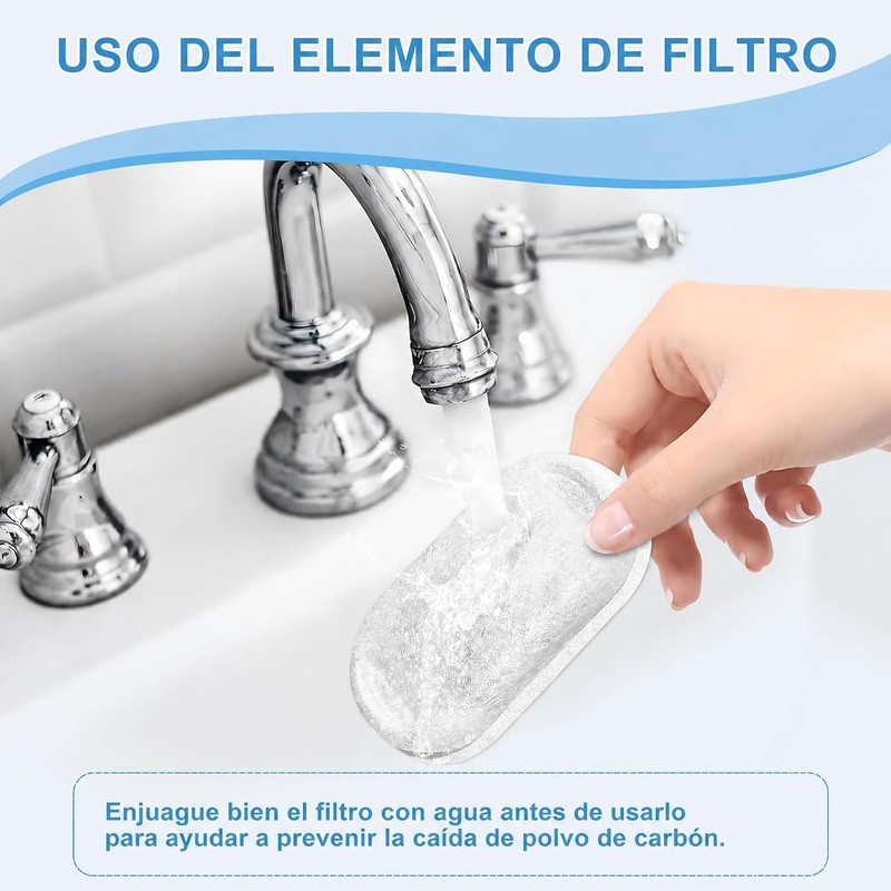 12 Pcs Filtros para Fuentes para Gatos de 67 oz
