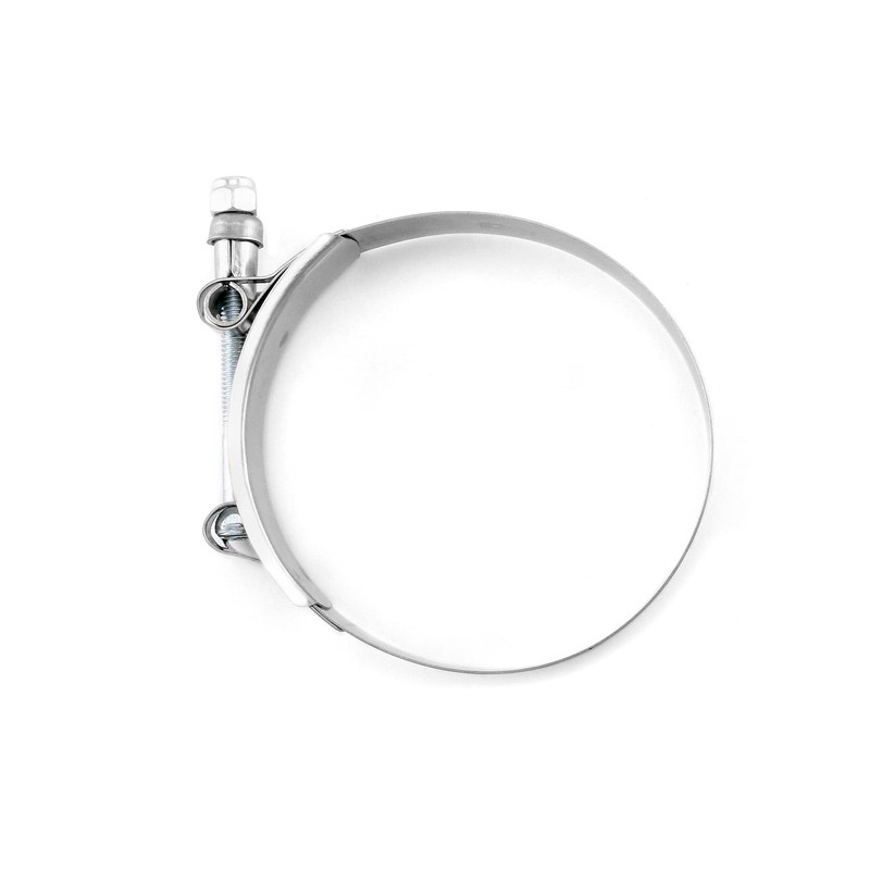QWORK 3" T-Bolt Hose Clamp Stainless Steel, Working Range 83mm-91mm