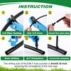 Feekoon Drip Irrigation Tools Tubing Cutter with Plugs, 2 in