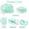 auroray Green Desk Organizers and Accessories, Teal Office Supplies Set