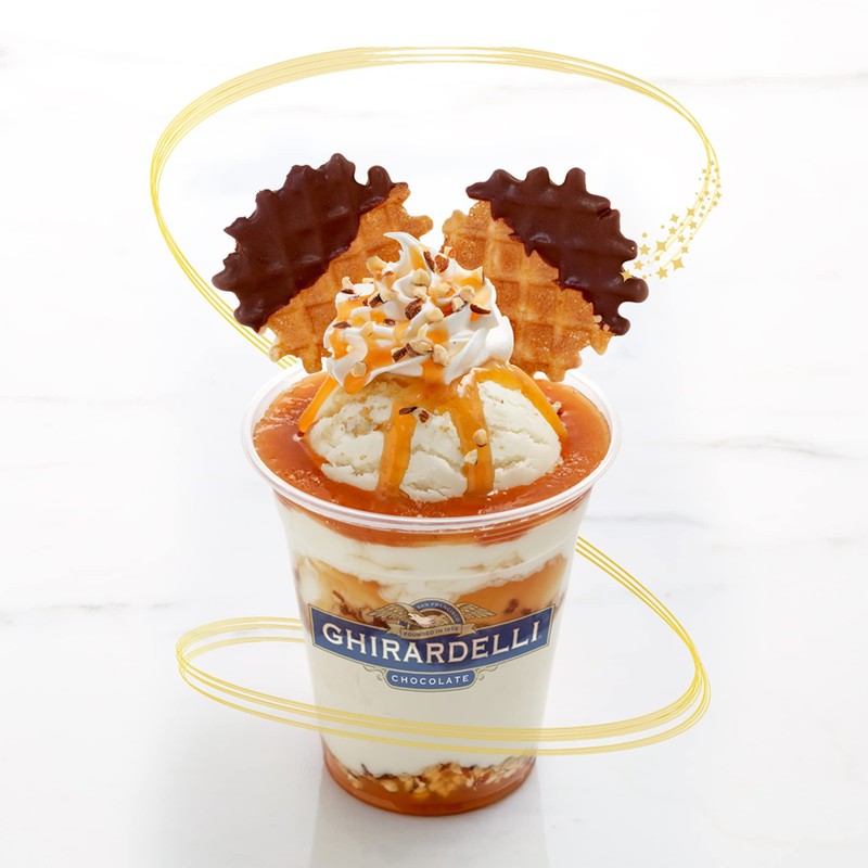 Ghirardelli Chocolate, Caramel, White Chocolate and Sea Salt Caramel Flavored