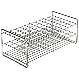 Sanwa Kaken SS21-50 Stainless Steel Test Tube Stand, 0.8 inch (21 mm), 5 x 10 Array