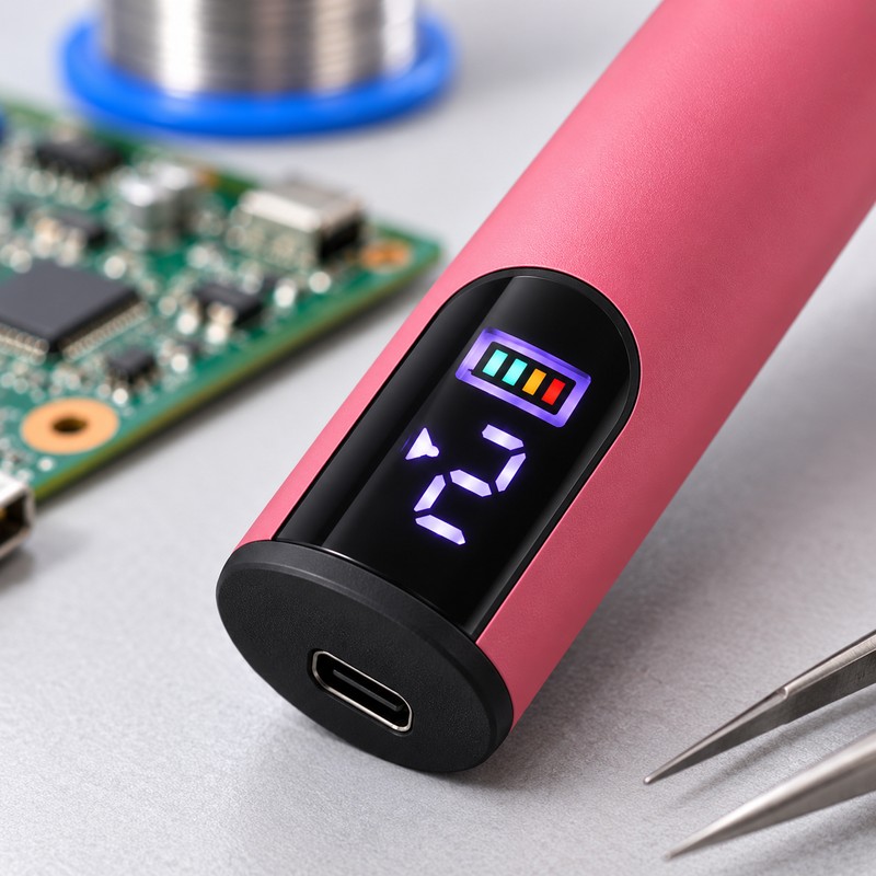 Rechargeable Soldering Iron Battery for Precision Repairs – 400mAh Digital