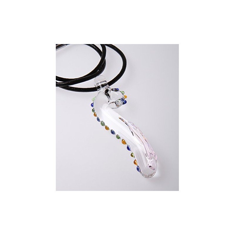 GLASSVIBRATIONS - Glas - Kettenanhänger - Kleiner Drache