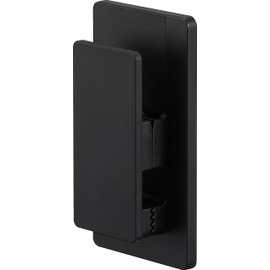 Yamazaki 3670 Magnetic Clips, Set of 2, Black, Approx. W1.8 x D0.8 x H3.1 inches (4.5 x 2 x 8 cm), Tower Tower, Dish Towel Hanger, Kitchen Storage, Easy Installation