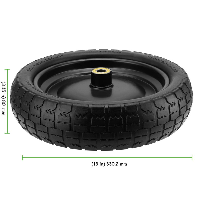 TAICHEUT 2 Pack 13 Inch Flat-Free Tires for Carts, Gorilla