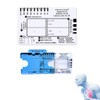 Transparent ECG ruler Transparently EKG Pocket Card Measuring Tool Pocket