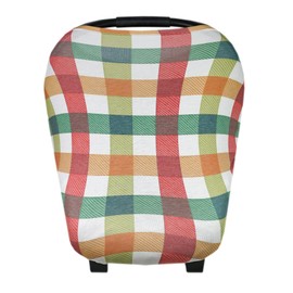 Copper Pearl Multi-Use Cover: Car Seat Covers, Nursing Cover, and Stroller Cover for Sun - Stretchy Fabric, All-Season Use, Stylish Designs, Easy Access for Moms - Nicholas