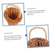 MERRYHAPY Handwoven Mini Wicker Basket Floral Storage Basket Decorative Small