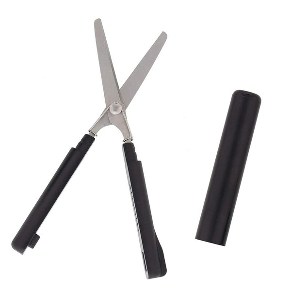 Sunstar Stationery S3791866 Sticky Scissors, Compact, Black