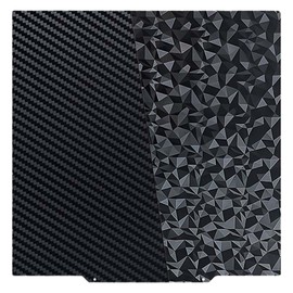 Ideaformer Smooth PEO PET Build Plate 250x250mm for Ankermake M5,Flexible Diamond PEO+Carbon Fiber PET Spring Steel Bed Platform for Ankermake M5 for QIDI Q1 Pro 3D Printers