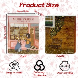 Small Book Vase for Flowers, Cute Ceramic Book Shaped Vase for Book Lovers, Decorationfor Home Office Bookshelf Living Room Bedroom Decor