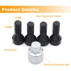 Cheriezing 36136792851 Anti-Theft Wheel Stud Bolt Locks 14 x 1.25MM