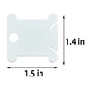 120 Pieces Plastic Floss Bobbins for Cross Stitch Embroidery Cotton