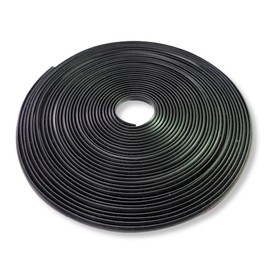 Rubber Molds T Shape 12m 5mm Wide Double Sided Tape Aero Gap Filler Anti-Scratch Protector Car Rubber Anti-Scratch Protection Dress Up (T-Shape, Black)