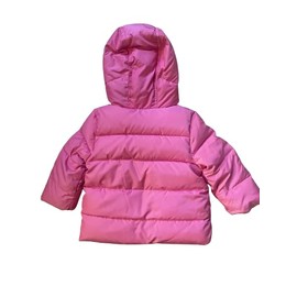 BabyGap Primaloft Ruffle-Trim Puffer Jacket 18-24 M Pink