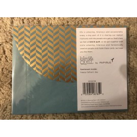 Papyrus NIP PAPYRUS FATHERS DAY CARD $4.50 Bird & Quill Two Dads Father's New