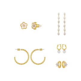 2025 Hot Selling 86 York Brand Simple and Fashion Brass C-shape Hoop Earrings Light Luxury Diamond Earring for WomenColor: EVEYG
