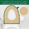 LUKDUNG Pack of 2 Toilet Seat Covers, Warm Toilet Seat