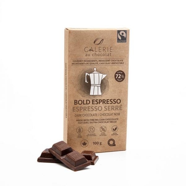 Galerie au Chocolat Bold Espresso Dark Chocolate Bar 100g