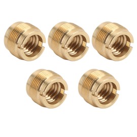 5 Adaptadores de Tornillo de Micrófono, Adaptador de Rosca Hembra de 3/8 Pulgadas a Macho de 5/8 Pulgadas, Adaptador de Rosca de Soporte de Micrófono con Intervalo de Apertura, para Soporte de Micrófo