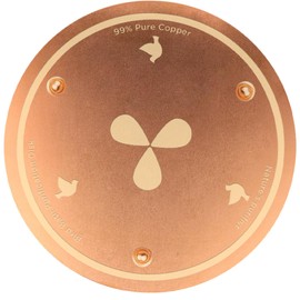 Joyfulmap Copper Bird Bath Purification Disk, 99.99% Pure Copper Cleaning Tablets, Support for Physical Safe Clean Water, Minimalist, Universal Fit for Bowl, Birdbaths