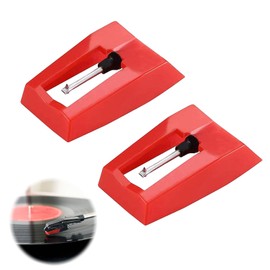 Pack of 2 turntable needle, replacement needle for turntable, needle turntable needle, turntable stylus replacement, replacement needle for record player, vinyl record player