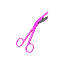 Lister Bandage Scissors 5.5" Nurse Vet Tech Made of Stainless Steel - First Aid, Used For Cutting Gauze, Tape, Clothing Bandages, Vet Wrap Adhesive Removal Nurse RN LPN BSN Gift (PINK DEW DROPS)