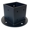 4x4 Deck Post Base 4 Pack (Inner Size 3.6"X3.6"),10ga Heavy