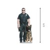 LEMONSODA Police Officer & K9 Dog Cardboard Stand Up, Cardboard