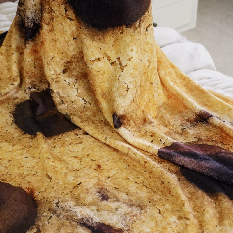 BATTILO HOME - Manta redonda de franela de 71 pulgadas,