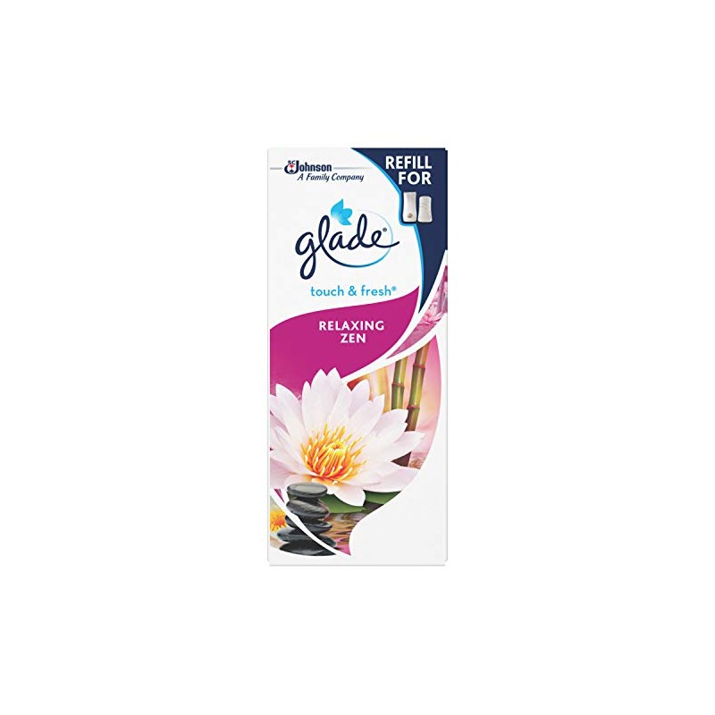 Glade Relaxing Zen Touch n Fresh Refill Air Freshener, 10