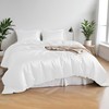 LINENWALAS 100% Organic Bamboo Small Double Core Bedding Set for