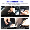 Dickno 10 PCS Hook and Loop Mounting Strips with Adhesive,