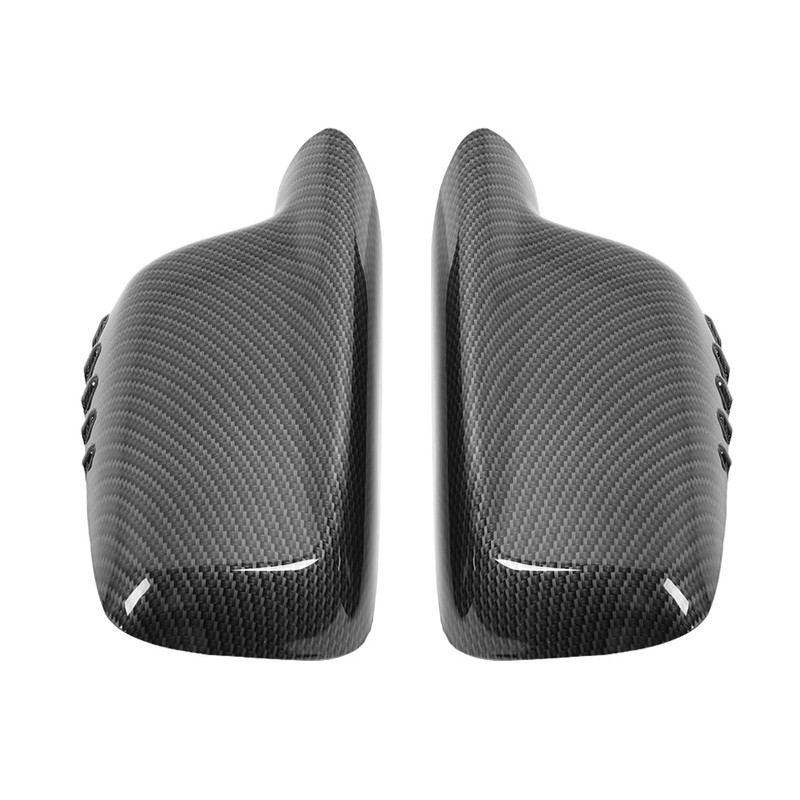 2pcs Rearview Wing Mirror Cover Housing for 3 Series E46