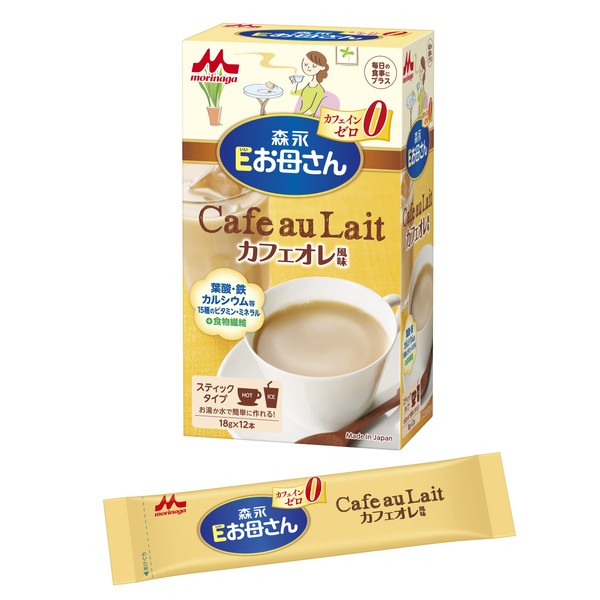 Japan Health - Morinaga E mom cafe au lait flavor 18g ?12 pieces *AF27*