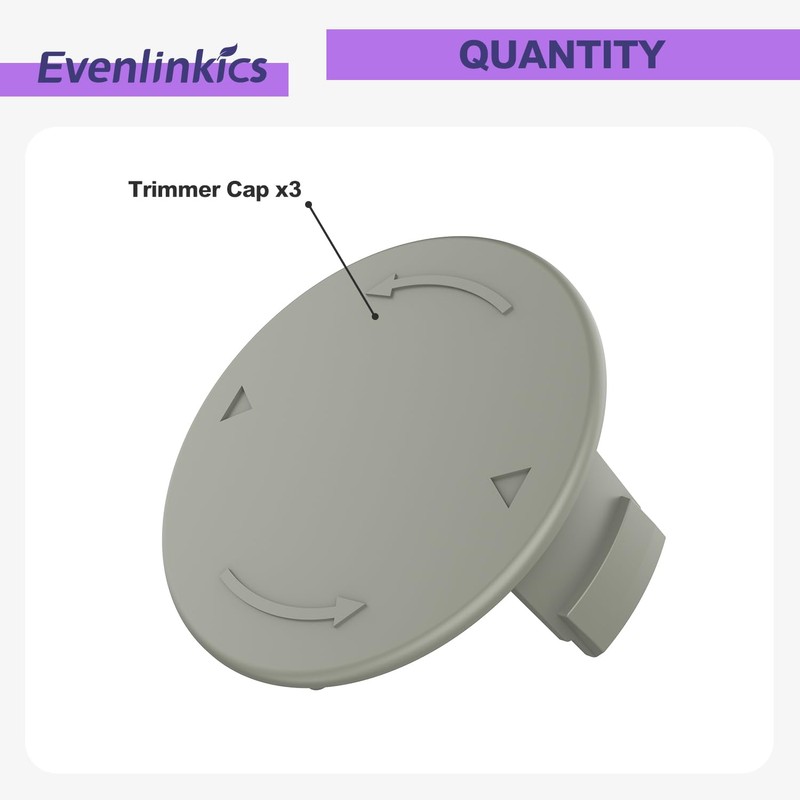 EVENLINKICS Pack of 3 F016F04841 lawn trimmer cover, for Bosch