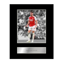Declan Rice AR 10x8 Autograph Display #11 Signed Mounted Print