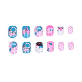 Baluue 1 Set Cartoon Nail Art Stickers Fake Nail Decals for Creative DIY Manicure for Parties and Holiday Events of Fun Decorative Stickers