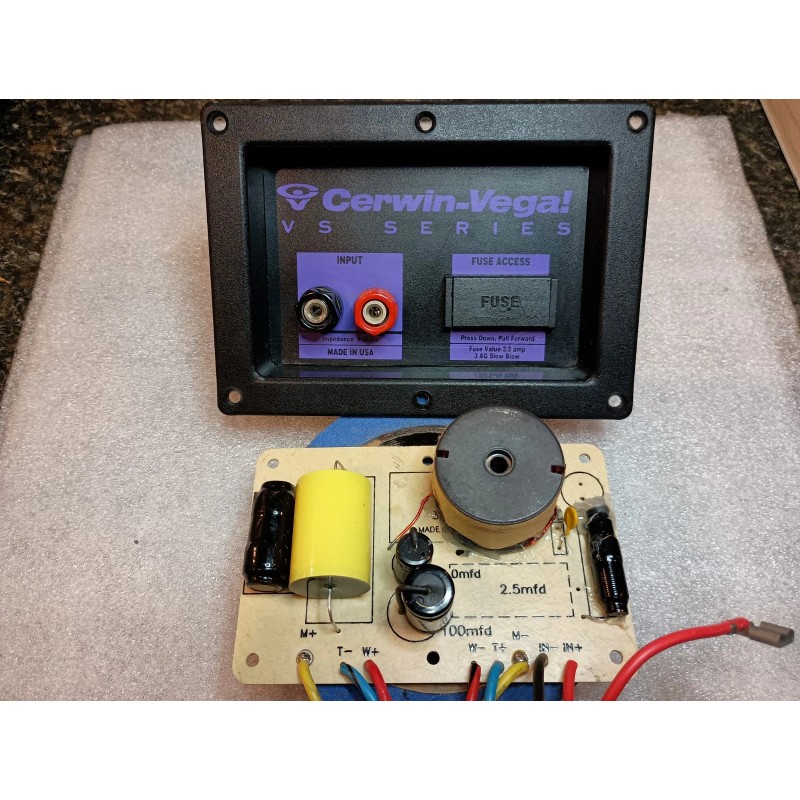 Cerwin-Vega Cerwin Vega VS-120 Crossover Restoration Re Cap Kit 40mf