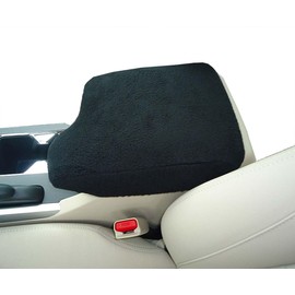 Car Console Covers Plus Made in USA Designed for Subaru Impreza & Subaru Crosstrek 2017-2023 Fleece Auto Armrest Center Console Cover Protector Black