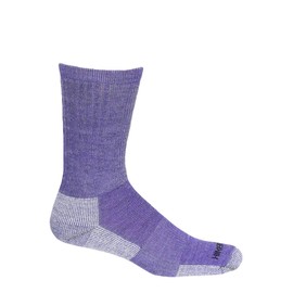 J.B. Field's Hiker GX Colorful Merino Wool Socks (Purple, Medium (5-9 Shoe))