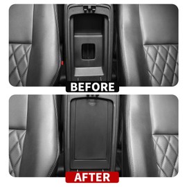 JeCar Armrest Storage Box Center Console Hidden Organizer Tray Interior Accessories Compatible with Jeep Grand Cherokee/Dodge Durango 2011-2020