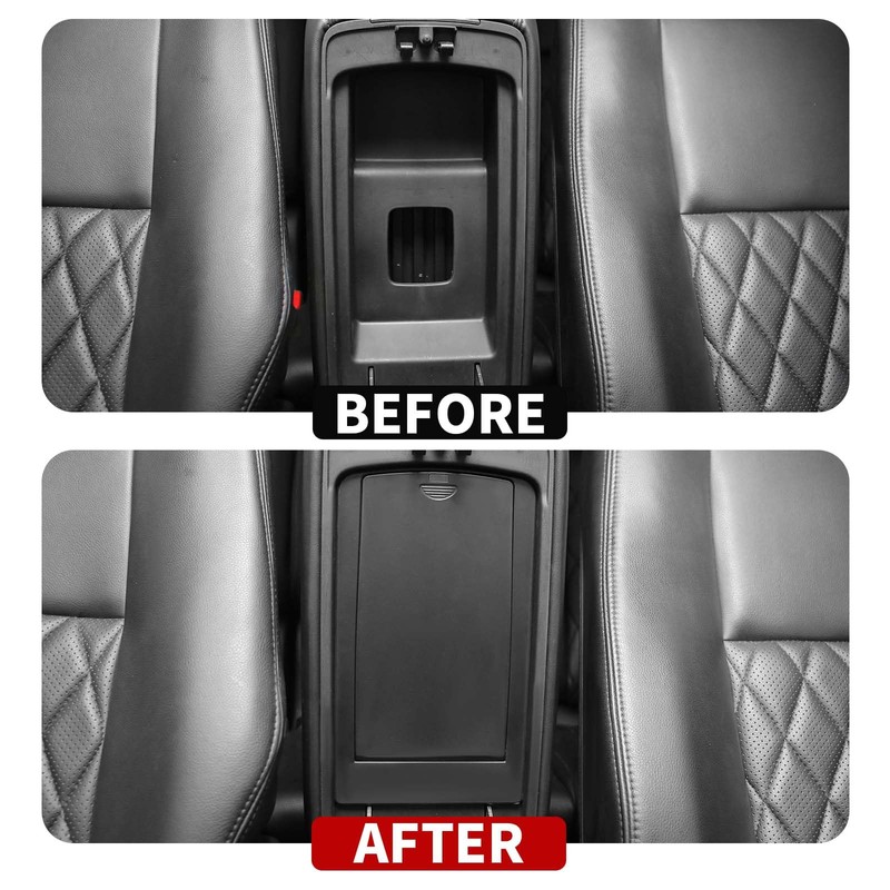 JeCar Armrest Storage Box Center Console Hidden Organizer Tray Interior