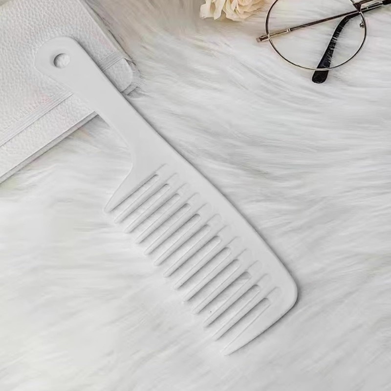 Wide Tooth Comb for Curly Long Hair - Professional Large