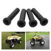 4pcs Front A Arm Long Bushing with Spacer Black Replacement