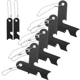 POPETPOP 20 Pcs Flint Scraper Camping Fire Starting Rods Striker Outdoor Multifunction Survive