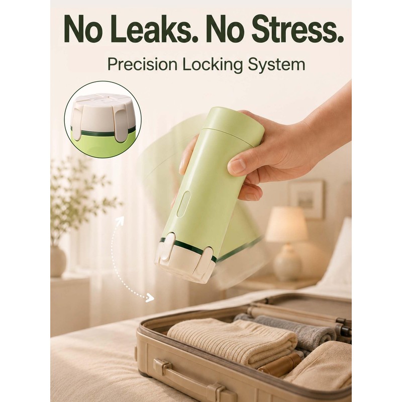 4 in 1 Travel Dispenser Bottle, TSA Approved Leak Proof